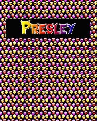 120 Page Handwriting Practice Book with Colorful Alien Cover Presley: Primary Grades Handwriting Book