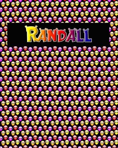 120 Page Handwriting Practice Book with Colorful Alien Cover Randall: Primary Grades Handwriting Book