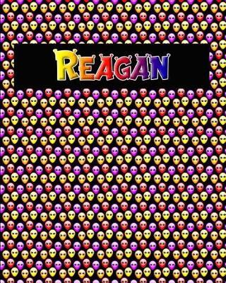 120 Page Handwriting Practice Book with Colorful Alien Cover Reagan: Primary Grades Handwriting Book