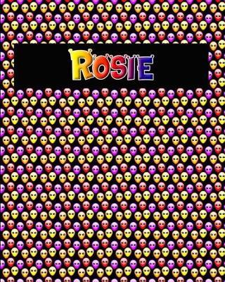 120 Page Handwriting Practice Book with Colorful Alien Cover Rosie: Primary Grades Handwriting Book