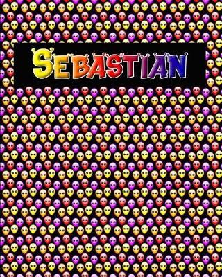 120 Page Handwriting Practice Book with Colorful Alien Cover Sebastian: Primary Grades Handwriting Book