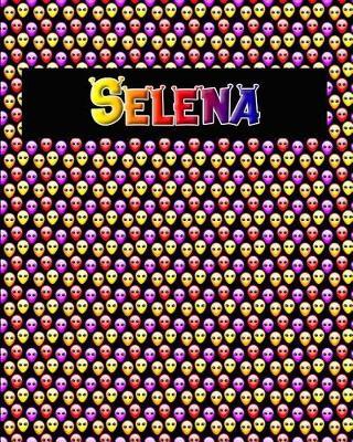120 Page Handwriting Practice Book with Colorful Alien Cover Selena: Primary Grades Handwriting Book