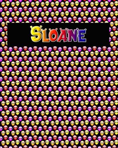 120 Page Handwriting Practice Book with Colorful Alien Cover Sloane: Primary Grades Handwriting Book