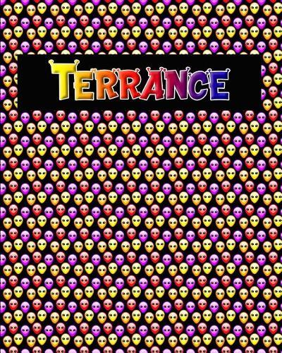 120 Page Handwriting Practice Book with Colorful Alien Cover Terrance: Primary Grades Handwriting Book