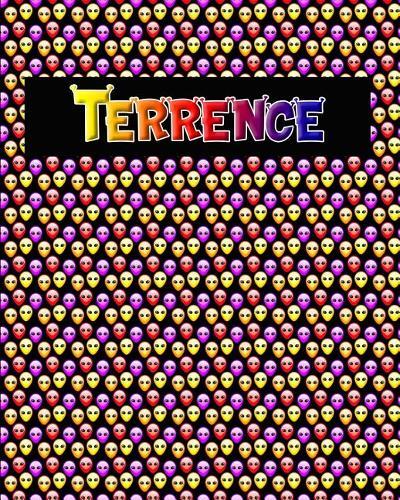 120 Page Handwriting Practice Book with Colorful Alien Cover Terrence: Primary Grades Handwriting Book