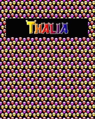 120 Page Handwriting Practice Book with Colorful Alien Cover Thalia: Primary Grades Handwriting Book