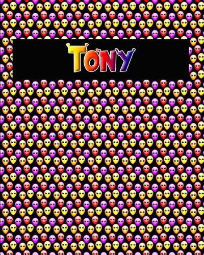 120 Page Handwriting Practice Book with Colorful Alien Cover Tony: Primary Grades Handwriting Book