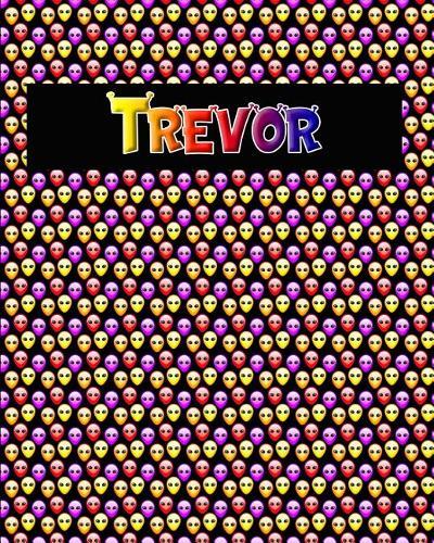 120 Page Handwriting Practice Book with Colorful Alien Cover Trevor: Primary Grades Handwriting Book