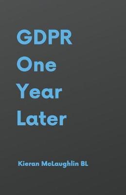 GDPR One Year Later