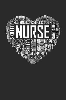 Nurse Heart: 6x9 Ruled Notebook, Journal, Daily Diary, Organizer, Planner