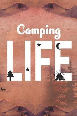 Camping Life: Blank Lined Notebook ( Camping ) (Sunset)