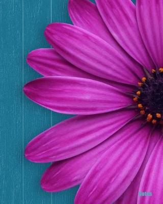 Notes: Large lined journal for writing - Bright daisy cover