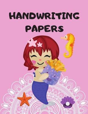 Handwriting Papers: Blank Writing Practice Sheets Book - Extra Large Line Spacing 1 inch