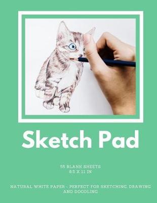 Sketch Pad: 110 Blank Pages, 8.5 x 11 Large Notebook for Drawing