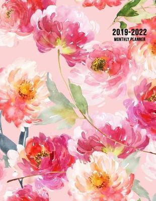 2019-2022 Monthly Planner: Large Academic Year Planner with Inspirational Quotes and Floral Cover, Volume 2 (July 2019 - June 2022)