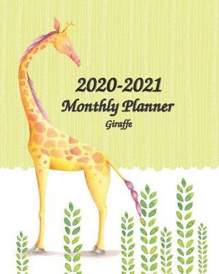 2020-2021 Giraffe Monthly Planner: 8 x10  - 2 Year Planner Holidays - 60-Month Planner Calendar - See it Bigger and Plan Ahead Goal and Productivity Planner - Action Plan, Time Management, Self-Improvement, Better Performance, Bigger Results