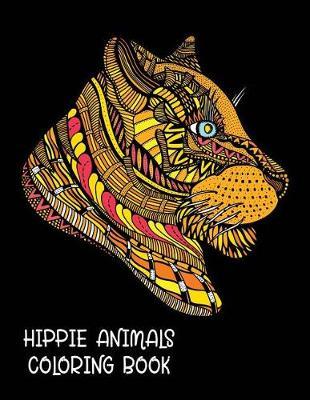 Hippie Animals Coloring Book: 72 Relaxing for Adult