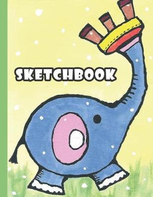 Sketchbook: A Cute Sketchbook For Kids, 100 pages 8.5 x 11 Large Blank Pages For Sketching, Journal, And Sketch Pad For Drawing