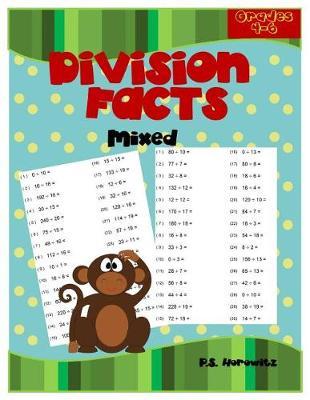 Division Facts Mixed: Division Math Arithmetic Workbook With Answers Mixed for Grades 4-6