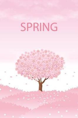 Spring: Pink Artist Sketchbook for Women, Doodle Diary for Unleash Creativity Funky Novelty Gift for Art Lovers, Small Blank Sketch Book