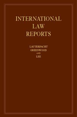 International Law Reports: Volume 158