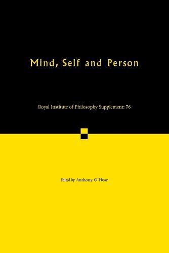 Mind, Self and Person