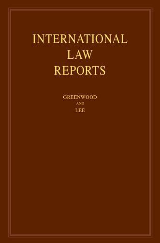 International Law Reports: Volume 190