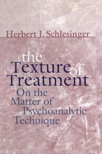 The Texture of Treatment: On the Matter of Psychoanalytic Technique