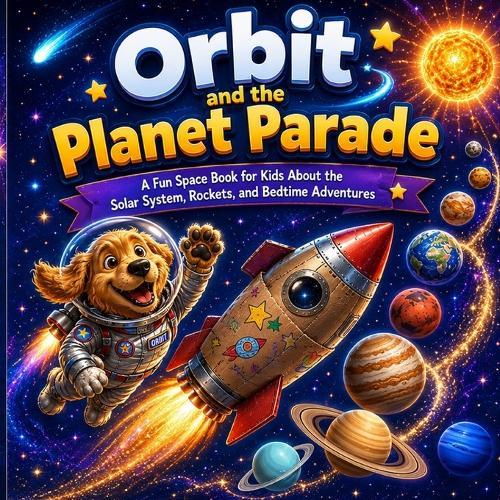 Orbit and the Planet Parade: A Fun Space Book for Kids About the Solar System, Rockets, and Bedtime Adventures