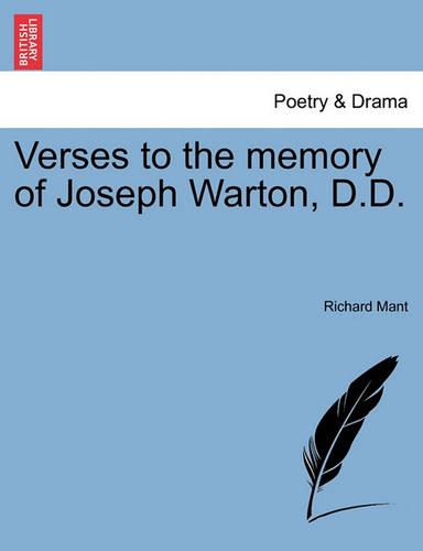 Verses to the Memory of Joseph Warton, D.D.