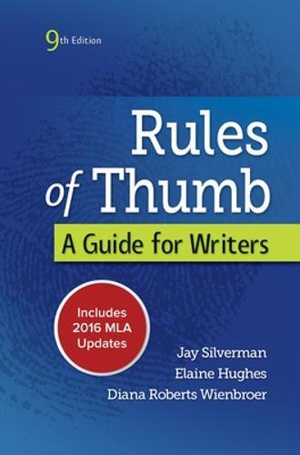 Rules of Thumb MLA 2016 UPDATE
