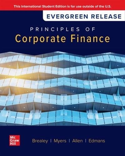 Principles of Corporate Finance: 2025 Release ISE