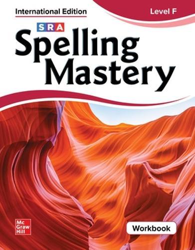 Spelling Mastery Level F, International Student Workbook
