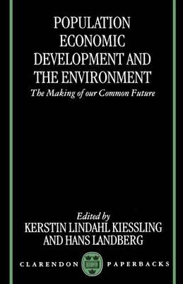 Population, Economic Development, and the Environment