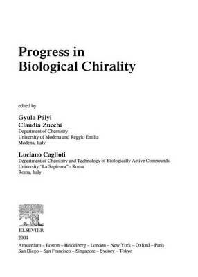 Progress in Biological Chirality
