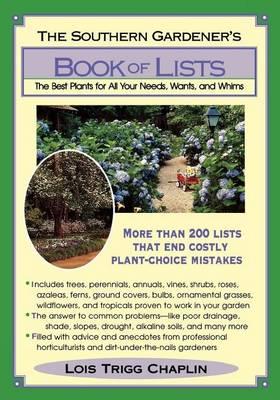 Southern Gardener's Book of Lists
