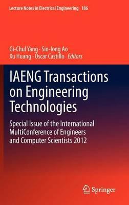 Iaeng Transactions on Engineering Technologies