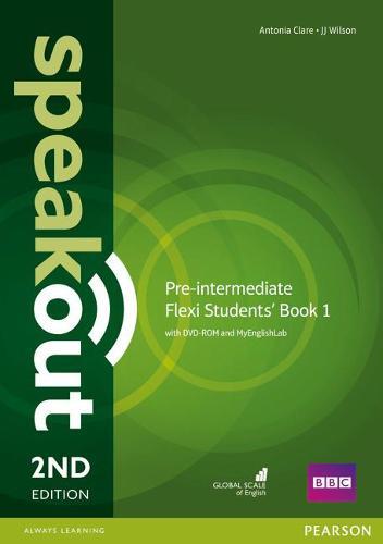 Speakout Pre-Intermediate 2nd Edition Flexi Students' Book 1 with MyEnglishLab Pack