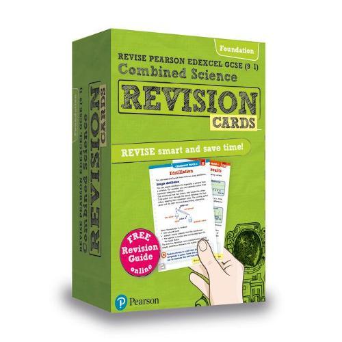 Pearson REVISE Edexcel GCSE Combined Science Foundation Revision Cards (with free online Revision Guide) - 2023 and 2024 exams
