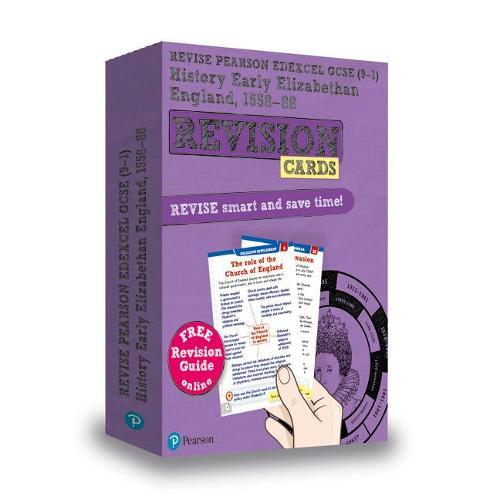 Pearson REVISE Edexcel GCSE History Elizabethan England Revision Cards (with free online Revision Guide and Workbook) - 2023 and 2024 exams