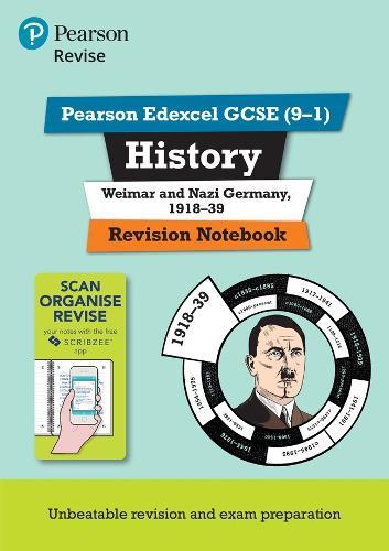 Pearson REVISE Edexcel GCSE History Weimar and Nazi Germany: Revision Notebook