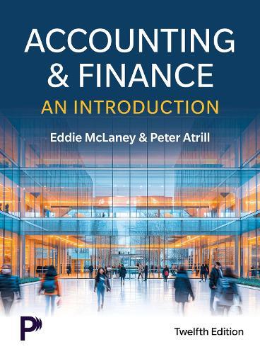 Accounting and Finance: An Introduction