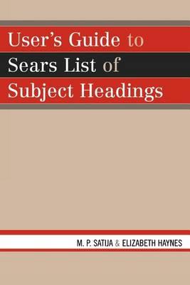 User's Guide to Sears List of Subject Headings