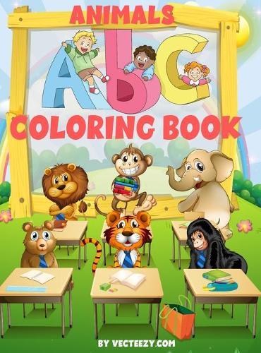 Coloring Book: Amazing Alphabet Animals Coloring Book and Letter Tracing Workbook for Kids Ages 2-4 4-8