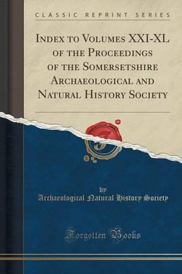 Index to Volumes XXI-XL of the Proceedings of the Somersetshire Archaeological and Natural History Society (Classic Reprint)