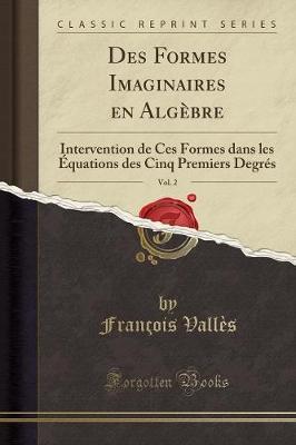 Des Formes Imaginaires En Algebre, Vol. 2: Intervention de Ces Formes Dans Les Equations Des Cinq Premiers Degres (Classic Reprint)
