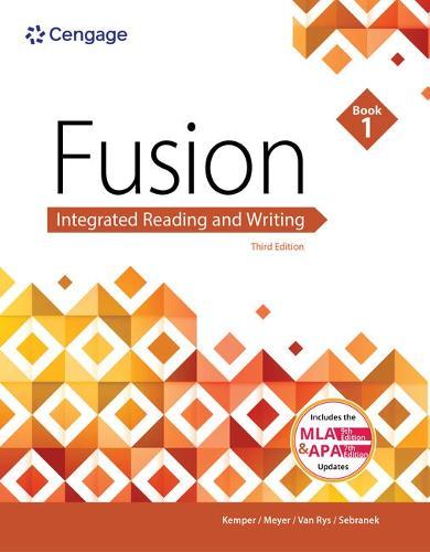 Bundle: Fusion: Integrated Reading and Writing, Book 1, 3rd + Mindtap Developmental English, 1 Term (6 Months) Printed Access Card
