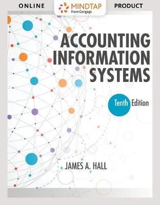 MindTap Accounting, 1 term (6 months) Printed Access Card for Hall's  Accounting Information Systems, 10th