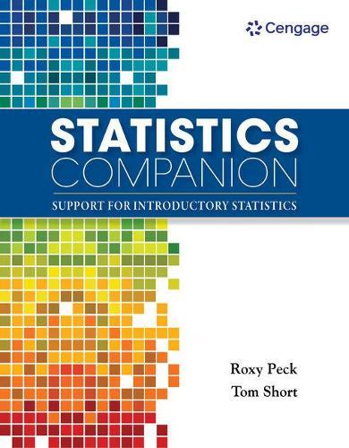Webassign for Peck/Short, Statistics Companion: Support for Introductory Statistics, Printed Access Card, Single-Term