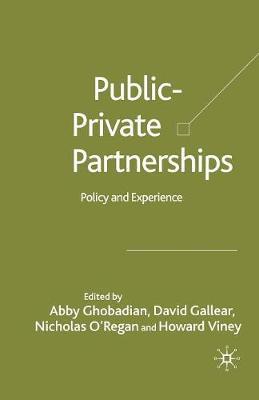 Private-Public Partnerships: Policy and Experience